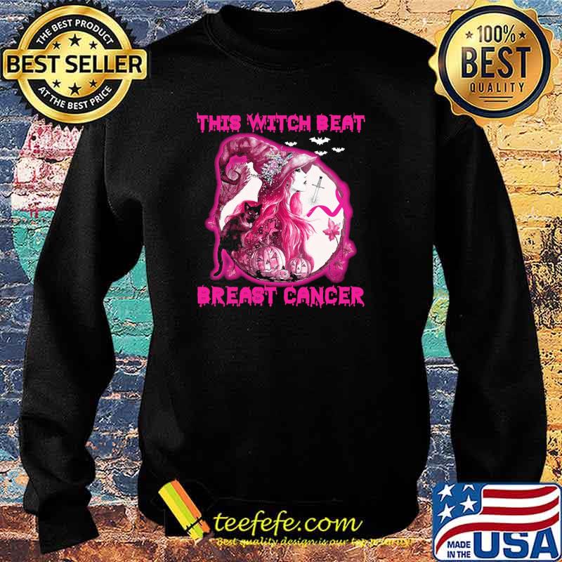 This witch beat breast cancer pumpkin halloween s Sweater This witch beat breast cancer pumpkin halloween s Sweater