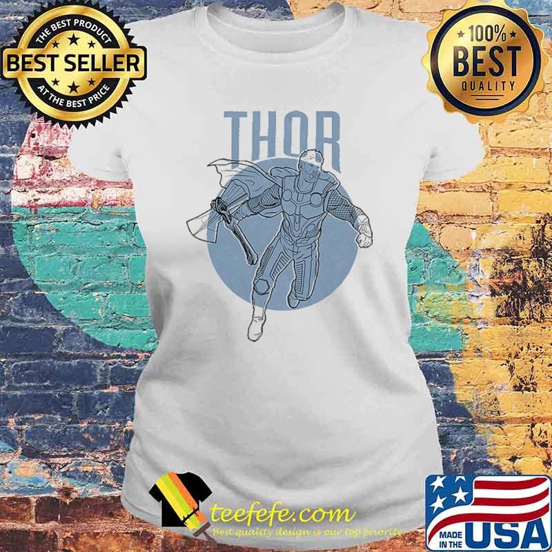 Thor Sketch Avengers Endgame Shirt Laides tee Thor Sketch Avengers Endgame Shirt Laides tee