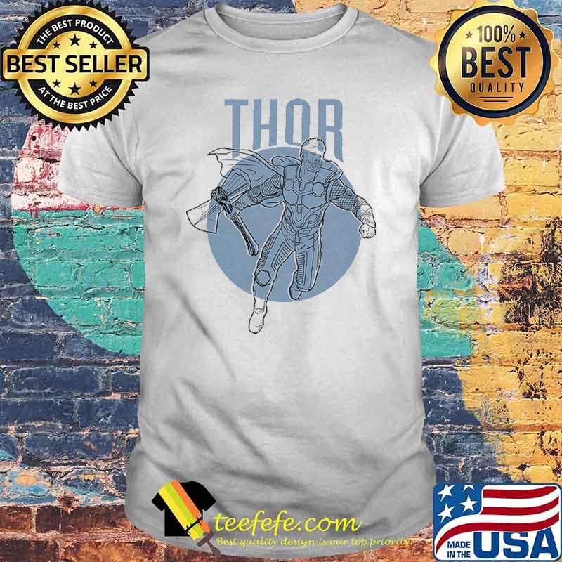 Thor Sketch Avengers Endgame Shirt