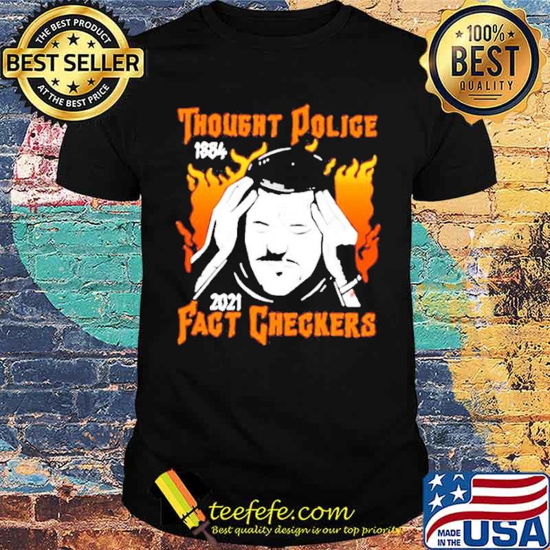 Thought Police 1984 2021 fagt checkers shirt