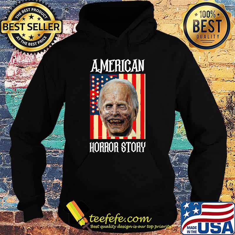 Top anti Biden American Horror Story Zombie Halloween Flag T-Shirt Hoodie Top anti Biden American Horror Story Zombie Halloween Flag T-Shirt Hoodie