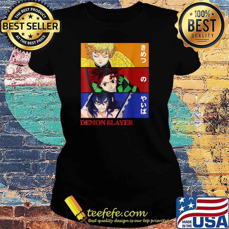 Top slayers Demons Anime Lovers Picture T-Shirt Ladies tee Top slayers Demons Anime Lovers Picture T-Shirt Ladies tee