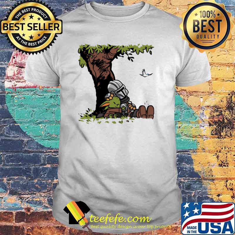 Tree Baby Yoda And Calvin shirt