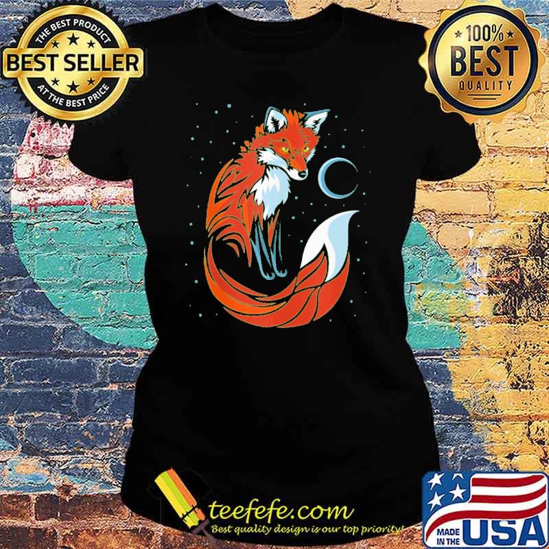 Tribal tail fox graphic design animal wild tattoo s Ladies tee Tribal tail fox graphic design animal wild tattoo s Ladies tee