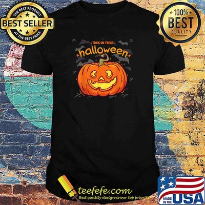 Trick Or Treat Halloween Pumpkin T-Shirt