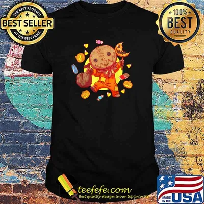 Trick r Treat Cute Sam Halloween 2021 Candy Kid T-Shirt