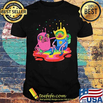 Trippy Finn & Jake Adventure Time shirt