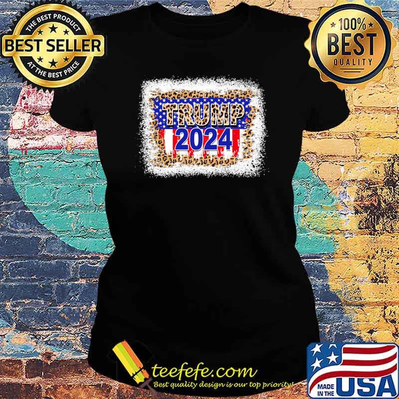 Trump 2021 election leopard s Ladies tee Trump 2021 election leopard s Ladies tee