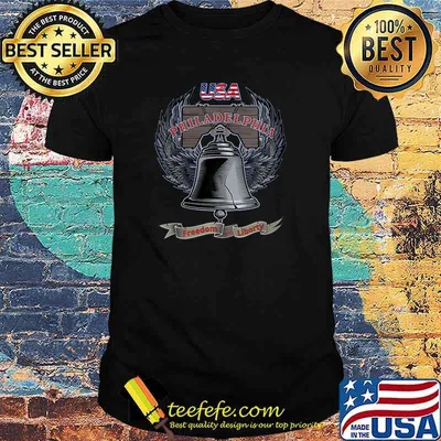 Usa Philadelphia Freedom Liberty Bel T-Shirt