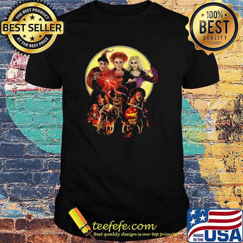 Vallian Horror Movie Moon Pumpkin Spooky Halloween Shirt
