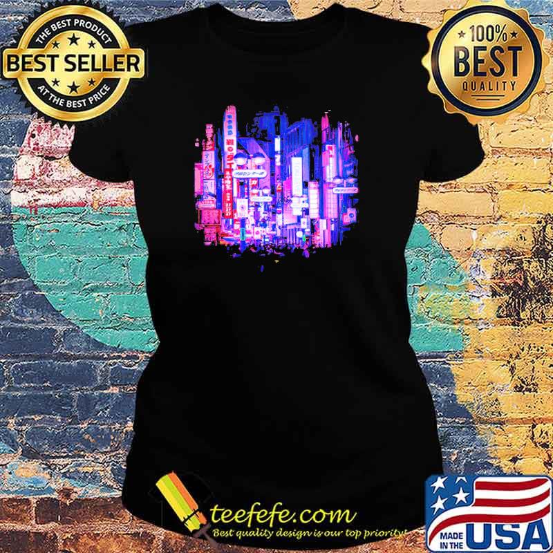 Vaporwave aesthetic Japan Tokyo Osaka retro s Ladies tee Vaporwave aesthetic Japan Tokyo Osaka retro s Ladies tee