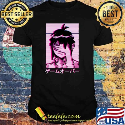Vaporwave Egirl Aesthetic Anime Japanese Sad Girl T-Shirt