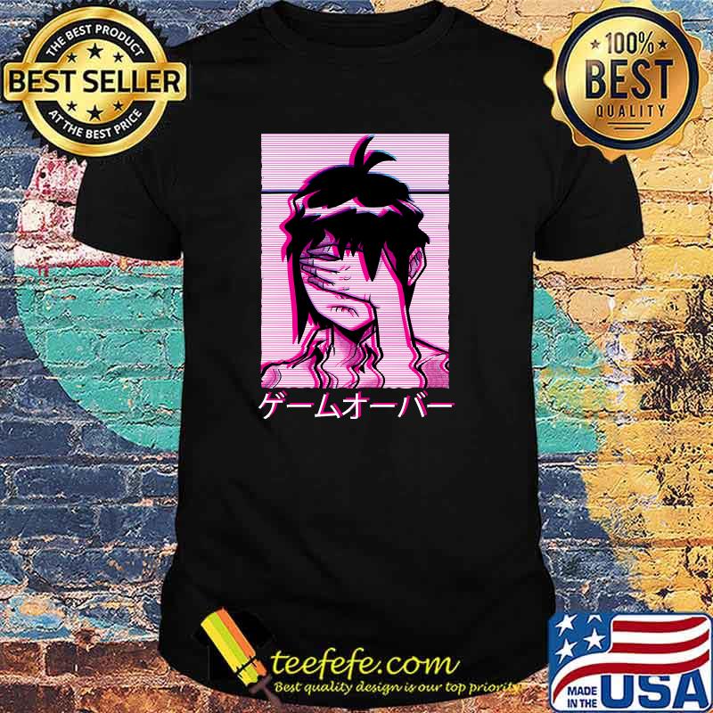 Vaporwave Egirl Aesthetic Anime Japanese Sad Girl T-Shirt