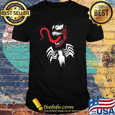 Venom and spider symbol shirt