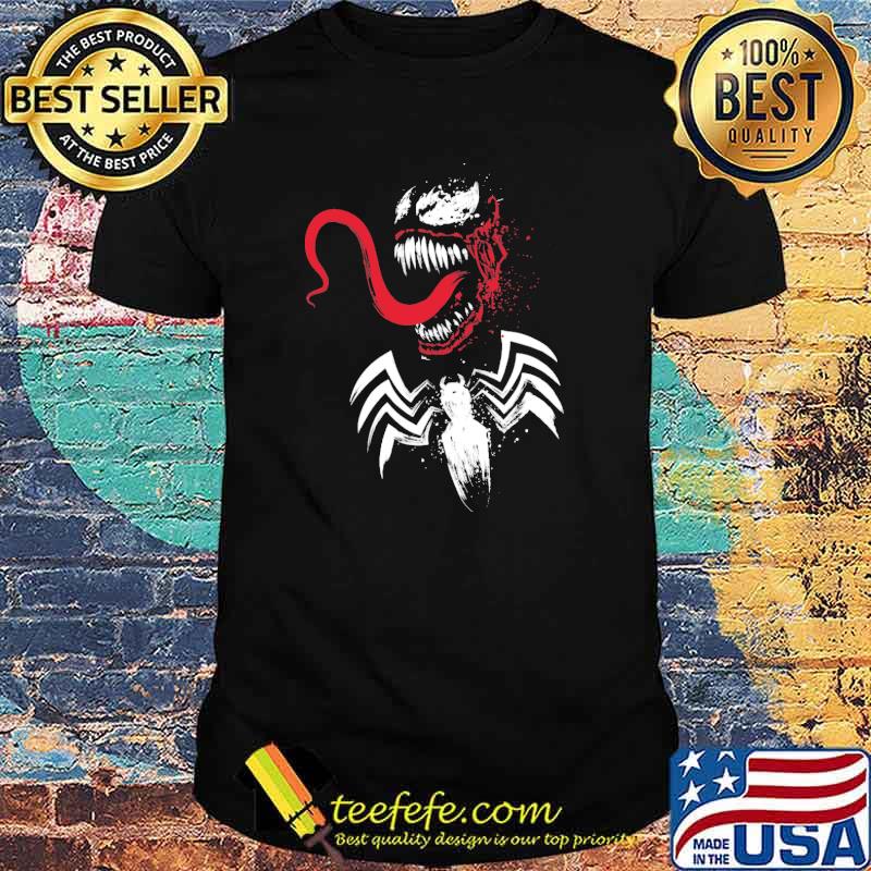 Venom and spider symbol shirt