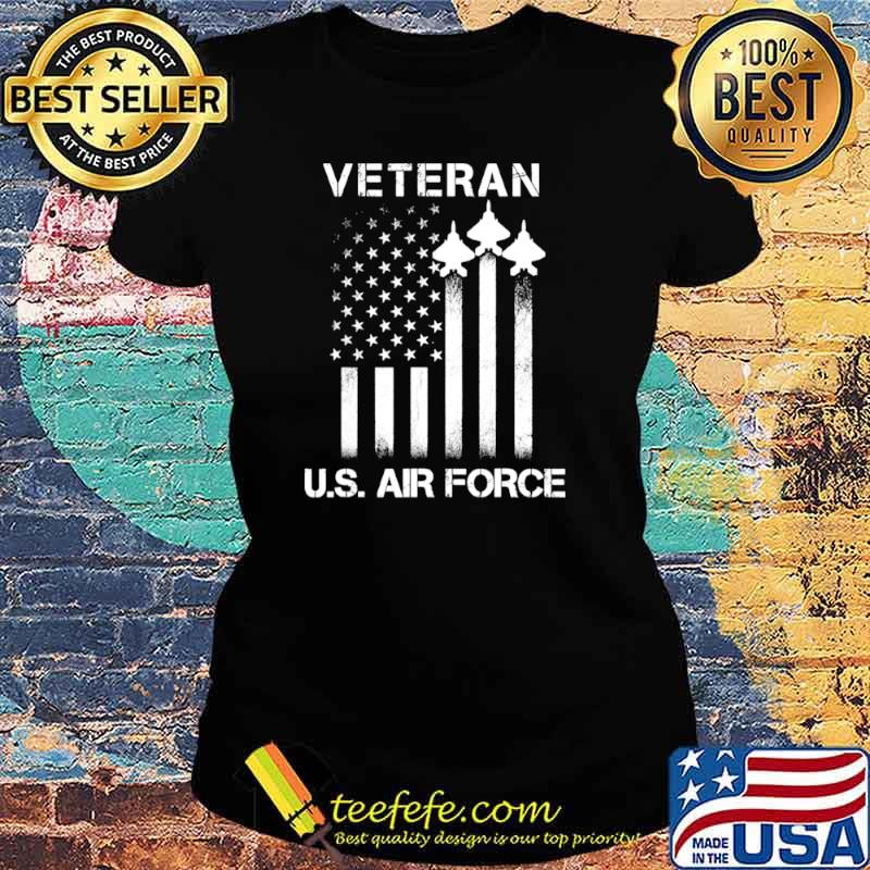 Veteran of the US Air Force Patriotic USA Flag s Ladies tee Veteran of the US Air Force Patriotic USA Flag s Ladies tee