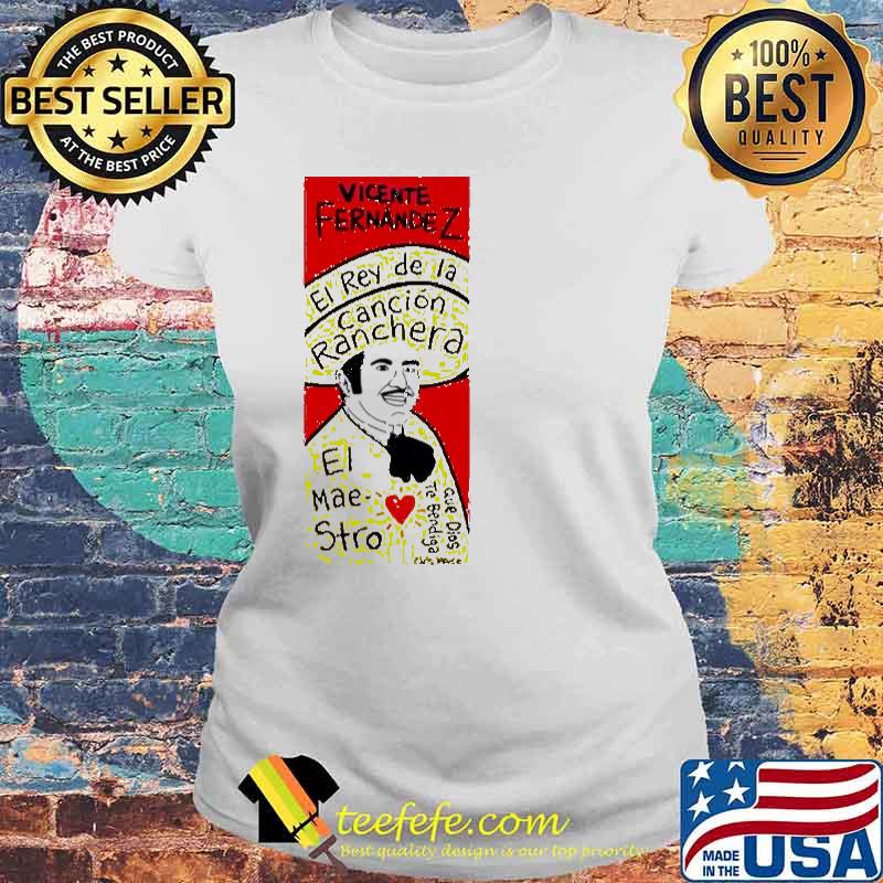 Vicente Fernandez pop folk art s Laides tee Vicente Fernandez pop folk art s Laides tee