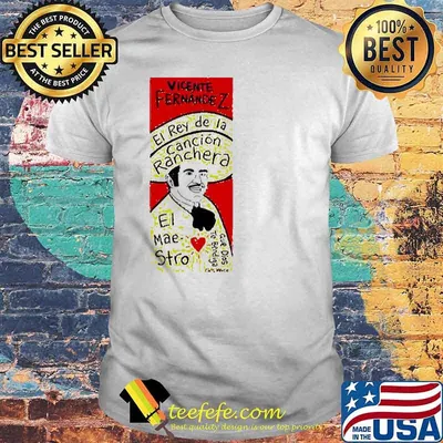 Vicente Fernandez pop folk art shirt