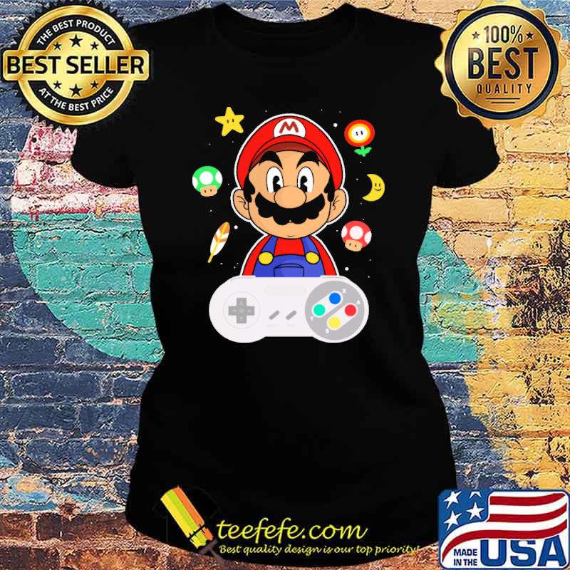 Video game gamer mario s Ladies tee Video game gamer mario s Ladies tee