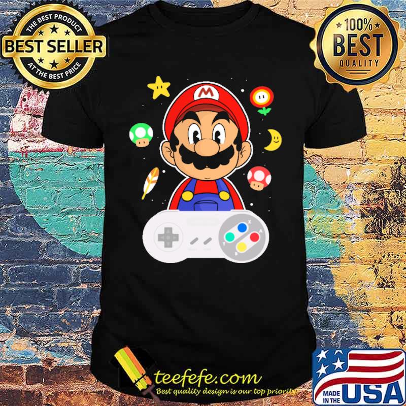 Video game gamer mario shirt