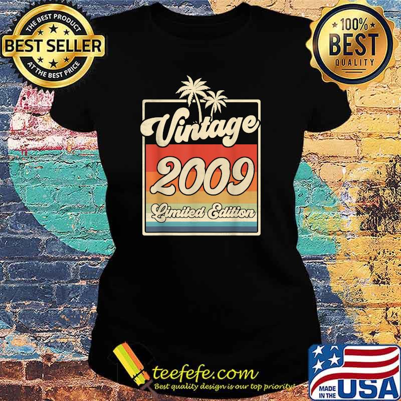 Vintage 2009 12th Birthday Shirt Limited Edition 12 Year Old T-Shirt Ladies tee Vintage 2009 12th Birthday Shirt Limited Edition 12 Year Old T-Shirt Ladies tee
