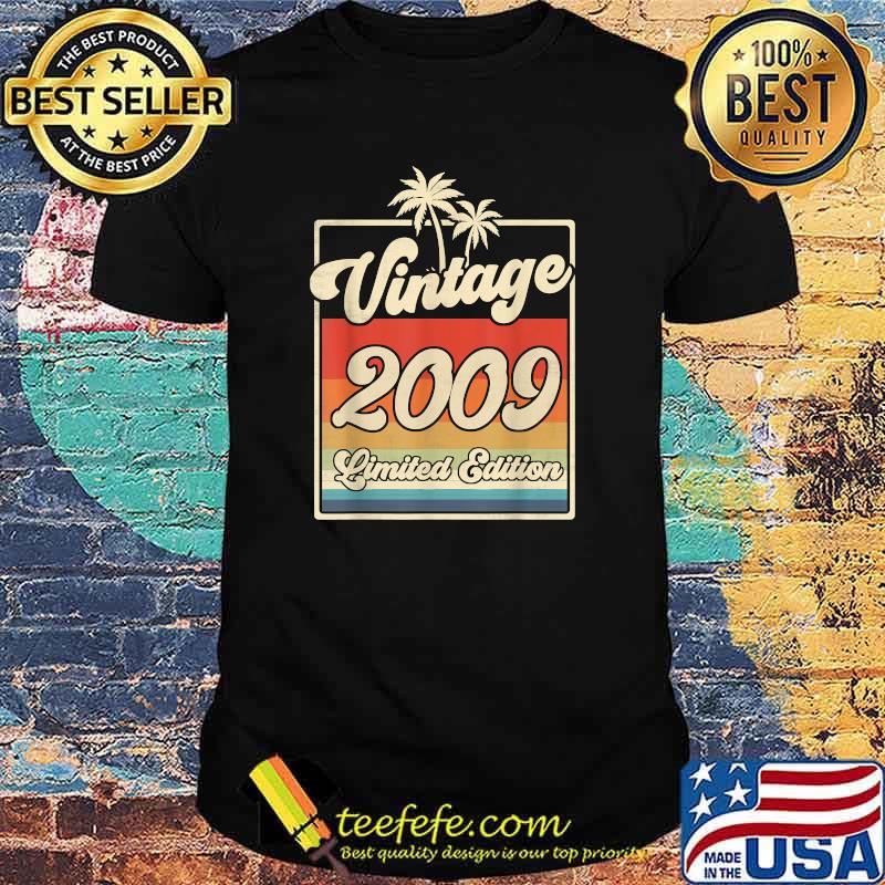 Vintage 2009 12th Birthday Shirt Limited Edition 12 Year Old T-Shirt Vintage 2009 12th Birthday Shirt Limited Edition 12 Year Old T-Shirt