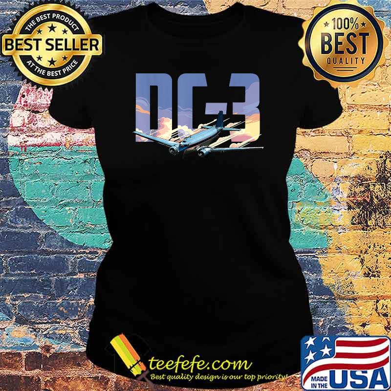 Vintage Airline DC-3 Airplane T-Shirt Ladies tee Vintage Airline DC-3 Airplane T-Shirt Ladies tee