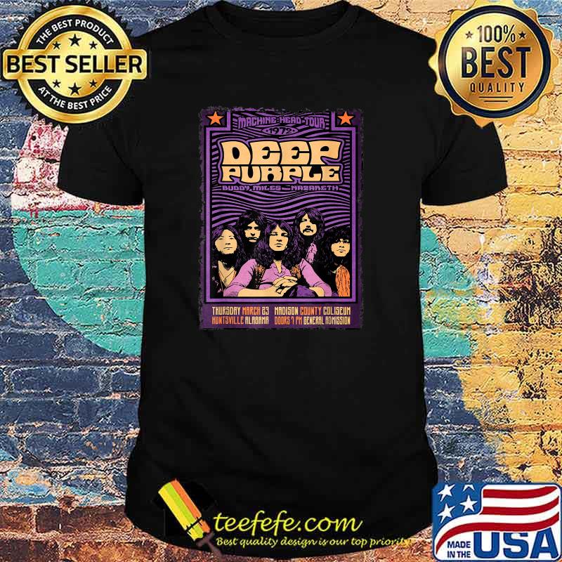 Vintage Deeps Art Purple Band Music Mens T-Shirt