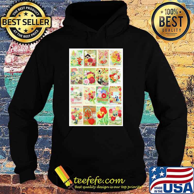 Vintage flower seed packets 1 peggy collins s Hoodie Vintage flower seed packets 1 peggy collins s Hoodie