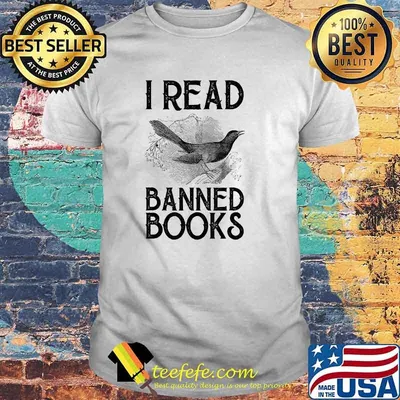 Vintage I Read Banned Books Book Lovers' Apparel T-Shirt