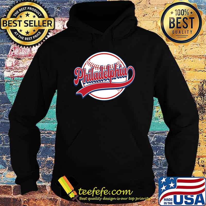 Vintage Philadelphia Cityscape Baseball Lover PlayerT-Shirt Hoodie Vintage Philadelphia Cityscape Baseball Lover PlayerT-Shirt Hoodie