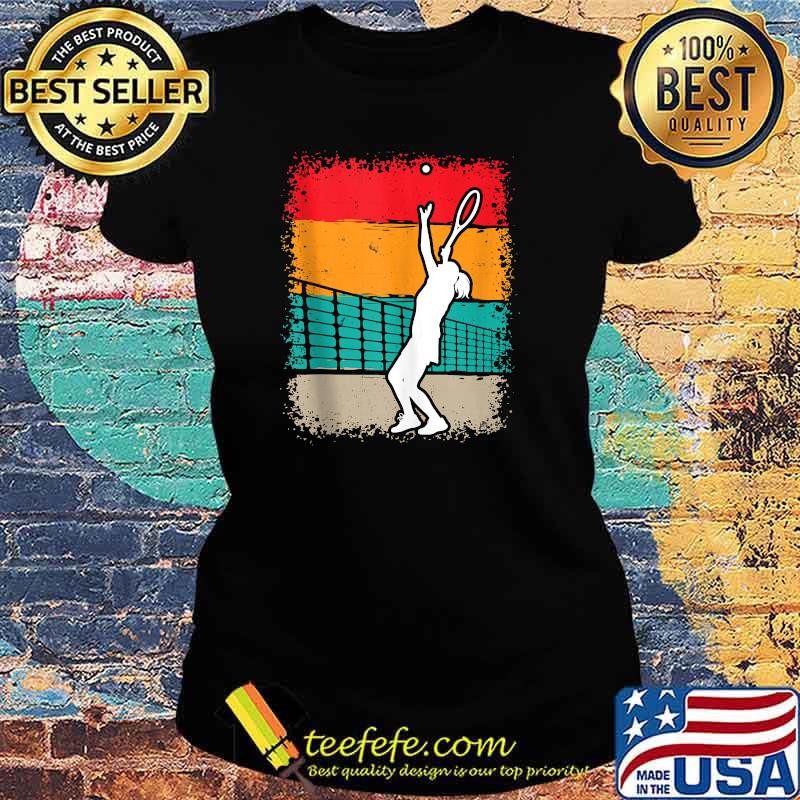 Vintage Tennis Player Clothing - Retro Tennis T-Shirt Ladies tee Vintage Tennis Player Clothing - Retro Tennis T-Shirt Ladies tee