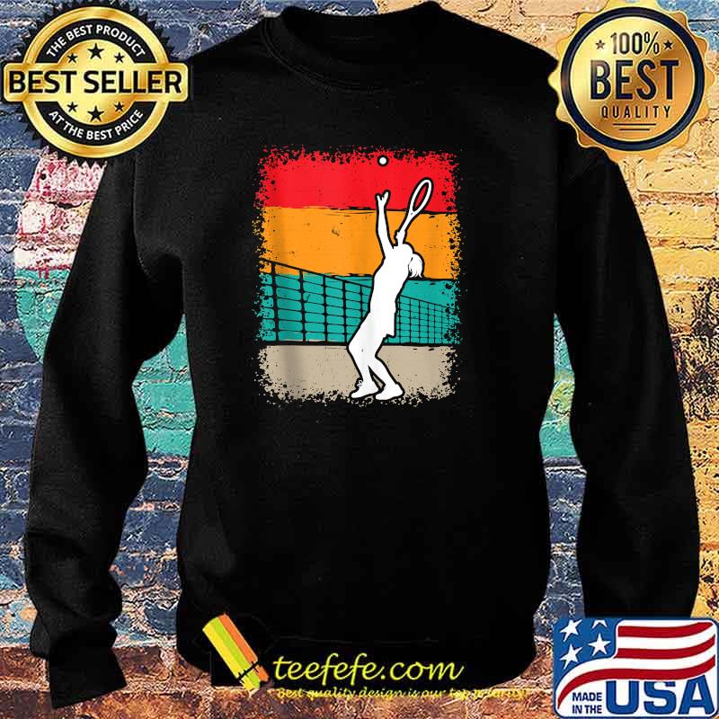 Vintage Tennis Player Clothing - Retro Tennis T-Shirt Sweater Vintage Tennis Player Clothing - Retro Tennis T-Shirt Sweater