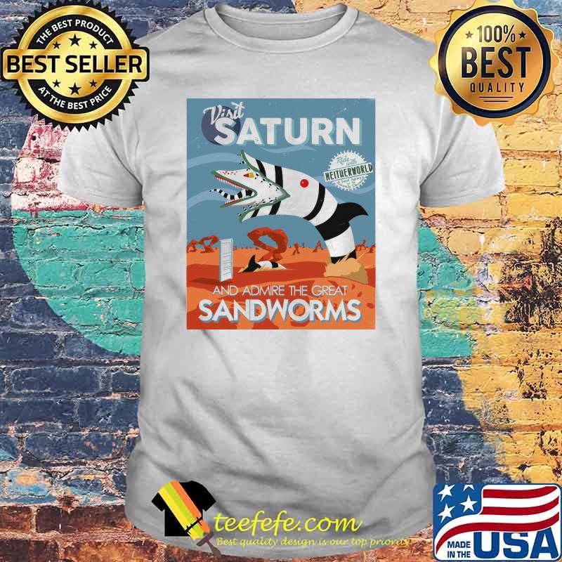 Visit saturn and admire the great andworms ride with neitherworld Beetlejuice shirt