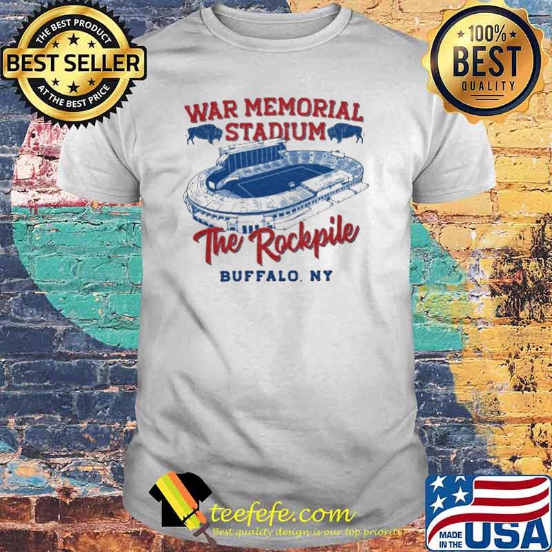 War memorial stadium the rockpile Buffalo shirt
