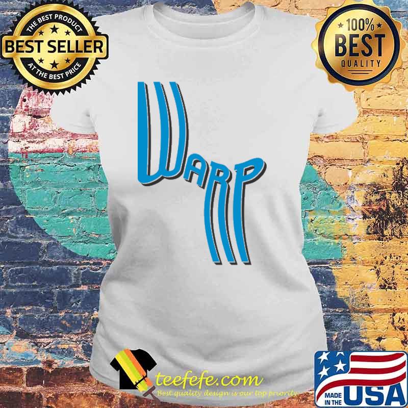 Warp Drop Shadow Typography Shirt Laides tee Warp Drop Shadow Typography Shirt Laides tee