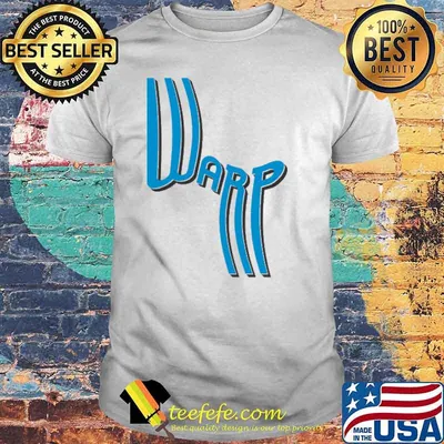 Warp Drop Shadow Typography Shirt