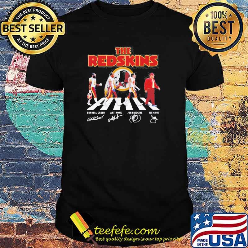 Washington Redskins Players Abbey Road signatures shirt