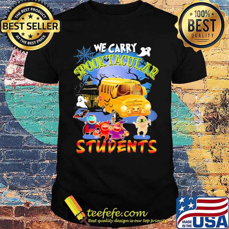 We carry spooktacular students school bus shirt