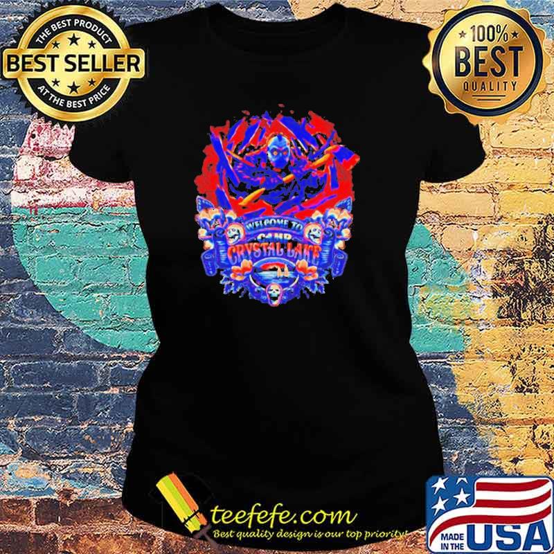 Welcome camp crystal lake Halloween Jason Voorhees s Ladies tee Welcome camp crystal lake Halloween Jason Voorhees s Ladies tee
