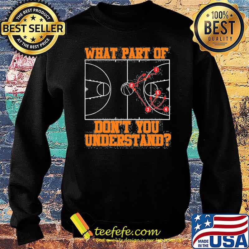 What part of dont you understand basketball Coach Tactic s Sweater What part of dont you understand basketball Coach Tactic s Sweater