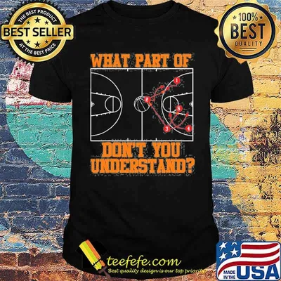 What part of dont you understand basketball Coach Tactic shirt