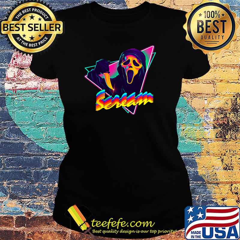 What's Your Favorite Scary Movie Scream Ghostface T-Shirt Ladies tee What's Your Favorite Scary Movie Scream Ghostface T-Shirt Ladies tee