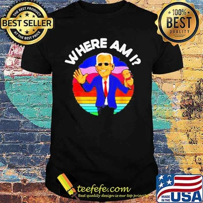 Where am I Biden eat cream vintage shirt