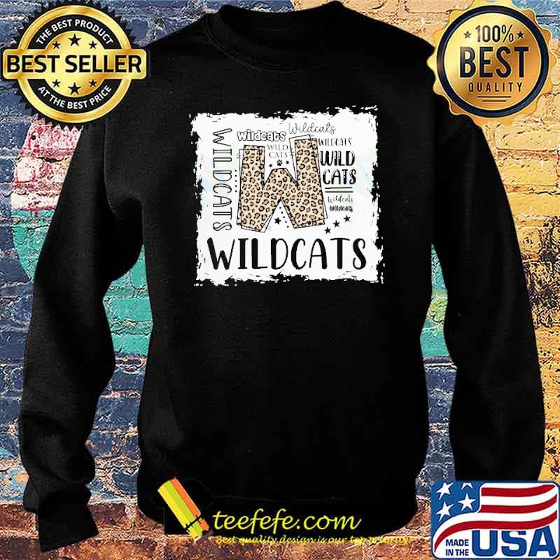 Wildcats Mascot Leopard School Shirt Sweater Wildcats Mascot Leopard School Shirt Sweater