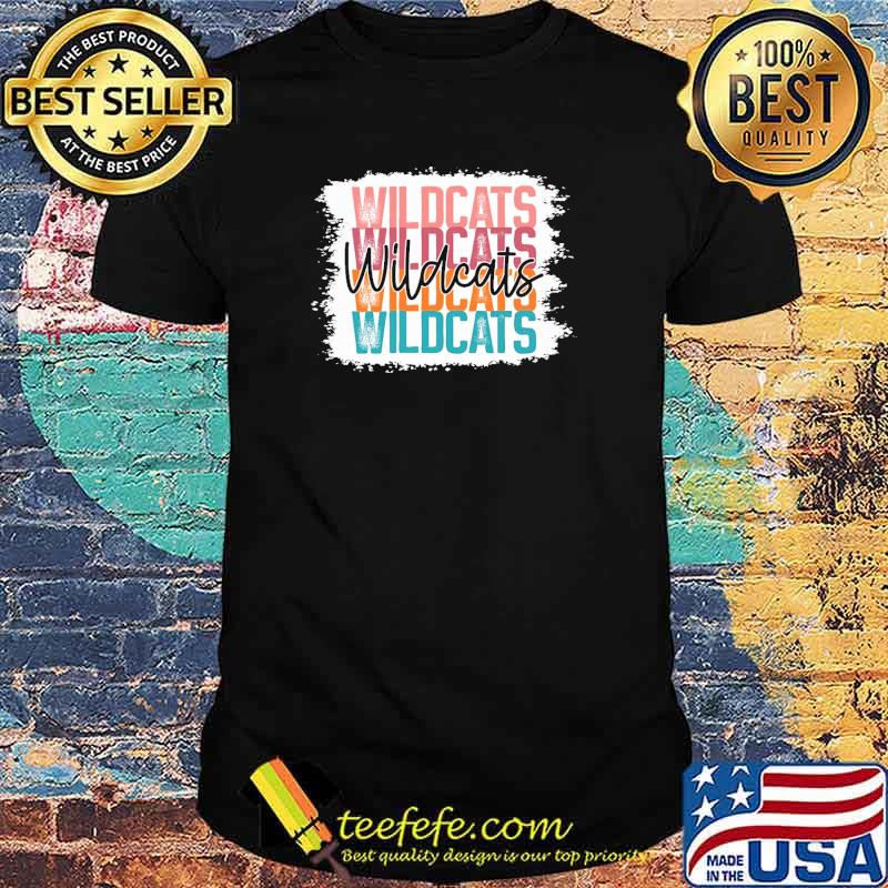 Wildcats wildcats stacked retro shirt Wildcats wildcats stacked retro shirt