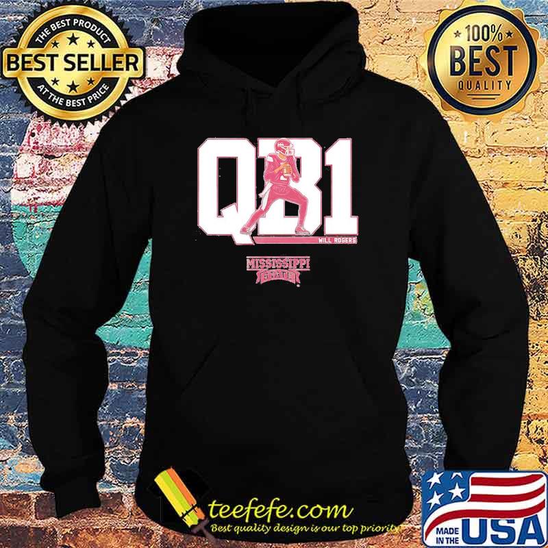 Will Rogers QB1 Mississippi State s Hoodie Will Rogers QB1 Mississippi State s Hoodie