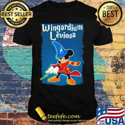 Wingardium leviosa mickey potter shirt
