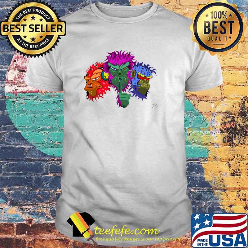 Wise Monkeys Color T-Shirt Wise Monkeys Color T-Shirt