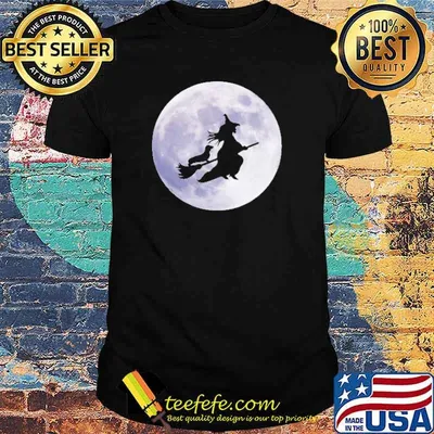 Witch Fly Me To the Moon Dachshund halloween shirt